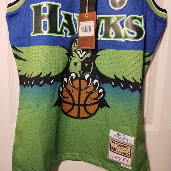 NWT Mitchell & Ness Atlanta Hawks Jersey Mens Medium - Picture 6 of 9